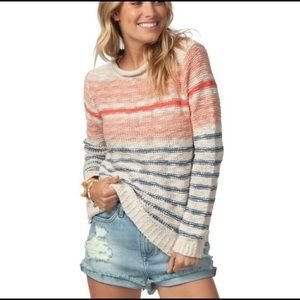 🌊Rip Curl Beach Club Stripe Crew Sweater